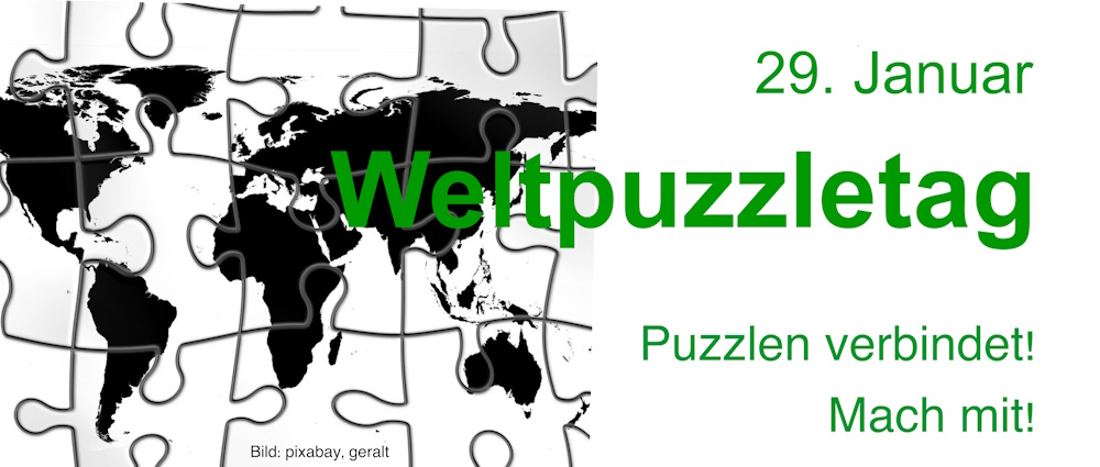 Weltpuzzletag Informationsplakat
